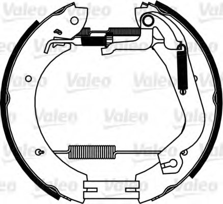 VALEO 554907 Brake Shoe Set